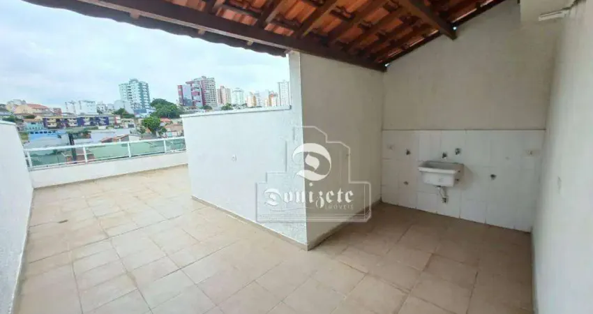 Cobertura com 2 dormitórios à venda, 90 m² por R$ 430.000,00 - Vila Guiomar - Santo André/SP