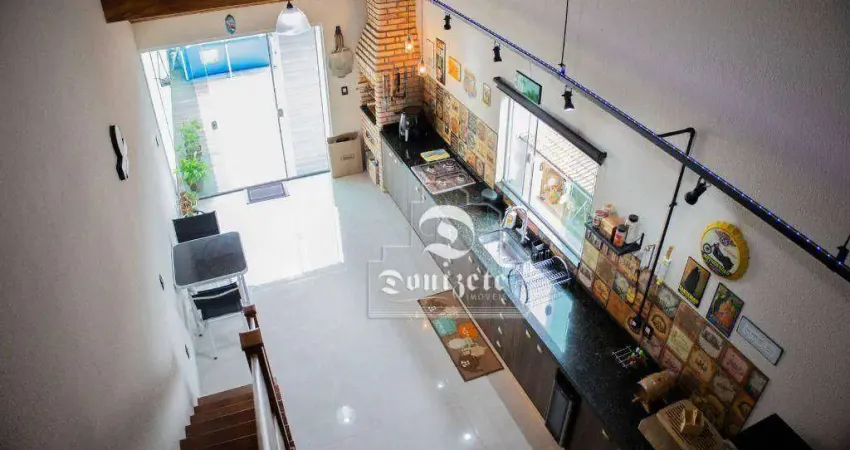 Cobertura com 3 dormitórios à venda, 195 m² por R$ 950.000,00 - Campestre - Santo André/SP