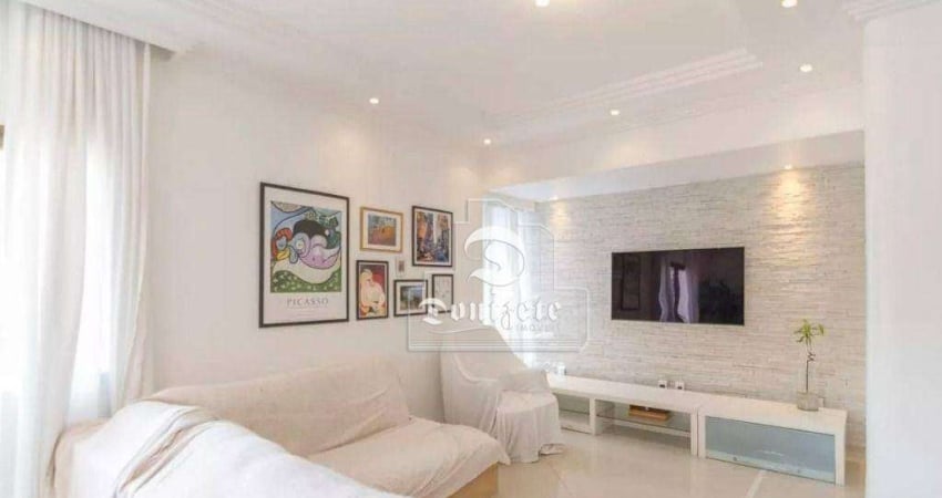 Apartamento com 4 dormitórios, 160 m² - venda por R$ 650.000,00 ou aluguel por R$ 9.881,00/mês - Vila Bastos - Santo André/SP