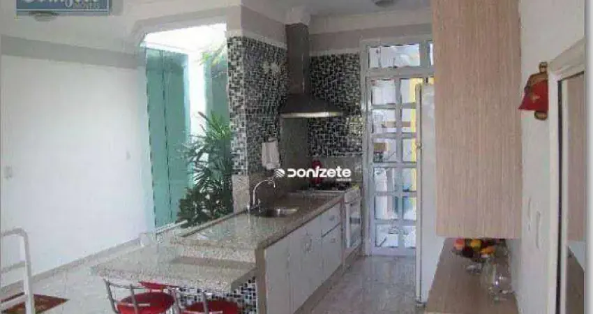 Sobrado com 3 dormitórios à venda, 238 m² por r$ 1.390.000,00 - paraíso - santo andré/sp