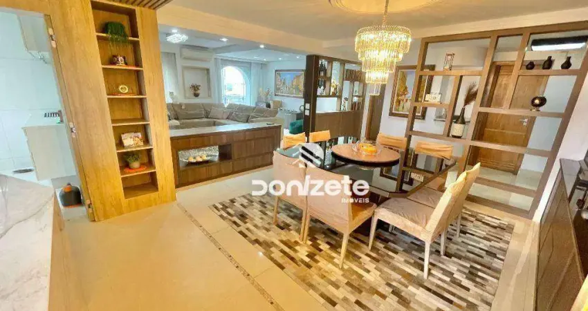 Apartamento com 3 dormitórios à venda, 198 m² por r$ 1.400.000,00 - vila assunção - santo andré/sp