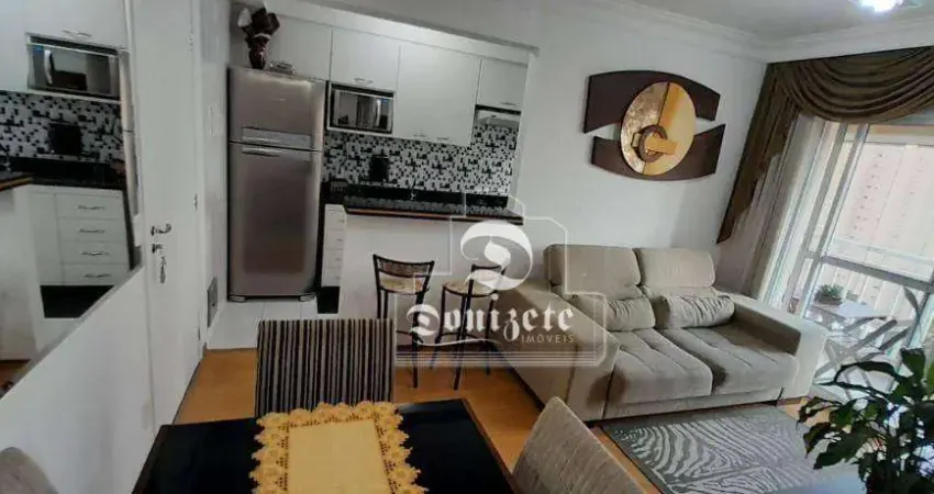 Apartamento com 2 dormitórios, 58 m² - venda por r$ 600.000,00 ou aluguel por r$ 4.041,00/mês - campestre - santo andré/sp