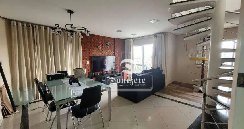 Cobertura com 4 dormitórios à venda, 150 m² por R$ 1.090.000,00 - Jardim - Santo André/SP