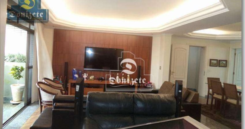 Apartamento com 4 dormitórios, 296 m² - venda por R$ 2.300.000,00 ou aluguel por R$ 10.600,01/mês - Vila Bastos - Santo André/SP