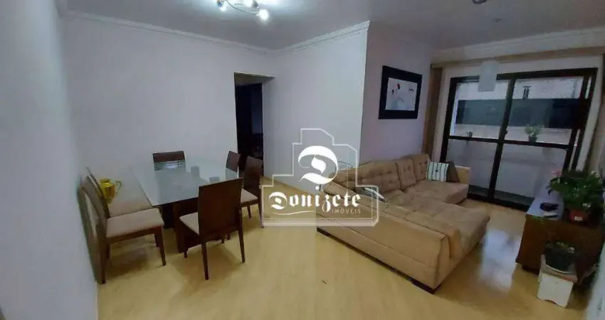 Apartamento com 3 dormitórios à venda, 75 m² por R$ 488.000,00 - Vila Apiaí - Santo André/SP