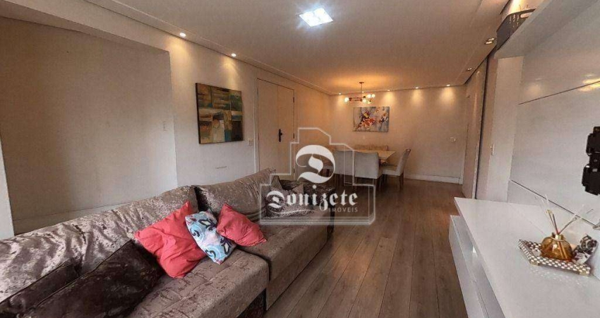 Apartamento com 3 dormitórios à venda, 140 m² por R$ 630.000,00 - Vila Valparaíso - Santo André/SP