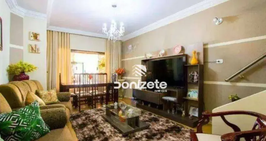 Sobrado com 3 dormitórios à venda, 179 m² por r$ 990.000,00 - vila alzira - santo andré/sp