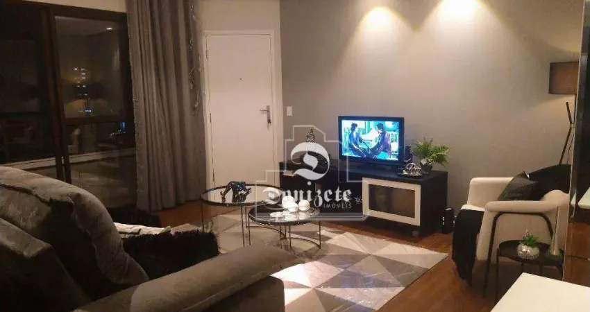Apartamento com 3 dormitórios à venda, 105 m² por r$ 835.000,00 - vila bastos - santo andré/sp