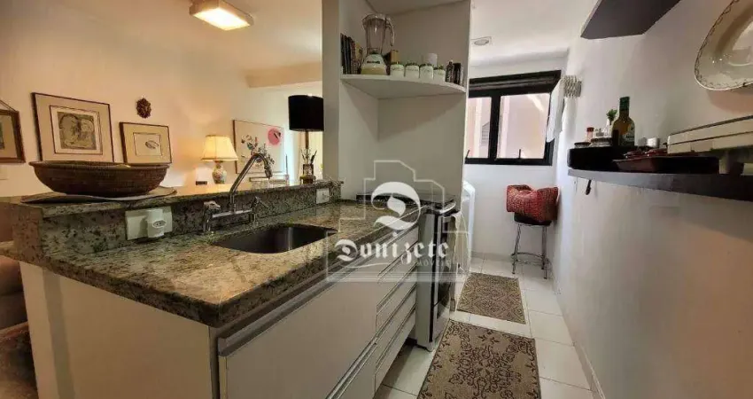 Apartamento com 1 dormitório à venda, 50 m² por R$ 542.999,90 - Jardim - Santo André/SP