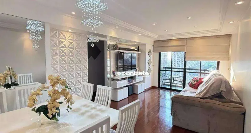 Apartamento com 3 quartos à venda, 96 m² por r$ 680.000 - vila valparaíso - santo andré/sp