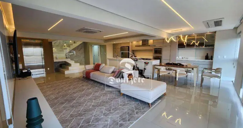 Cobertura com 4 dormitórios, 350 m² - venda por R$ 6.590.000,00 ou aluguel por R$ 33.565,93/mês - Jardim - Santo André/SP