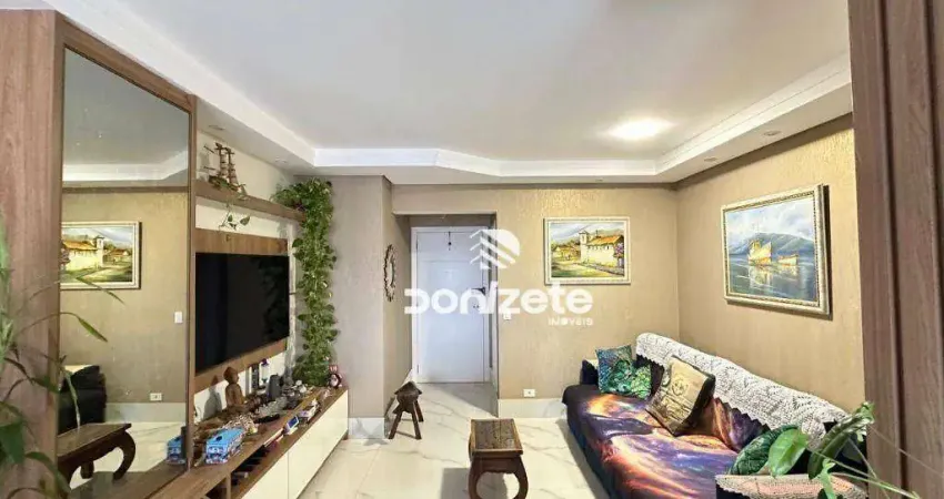 Apartamento com 3 dormitórios à venda, 91 m² por r$ 890.000,00 - vila assunção - santo andré/sp