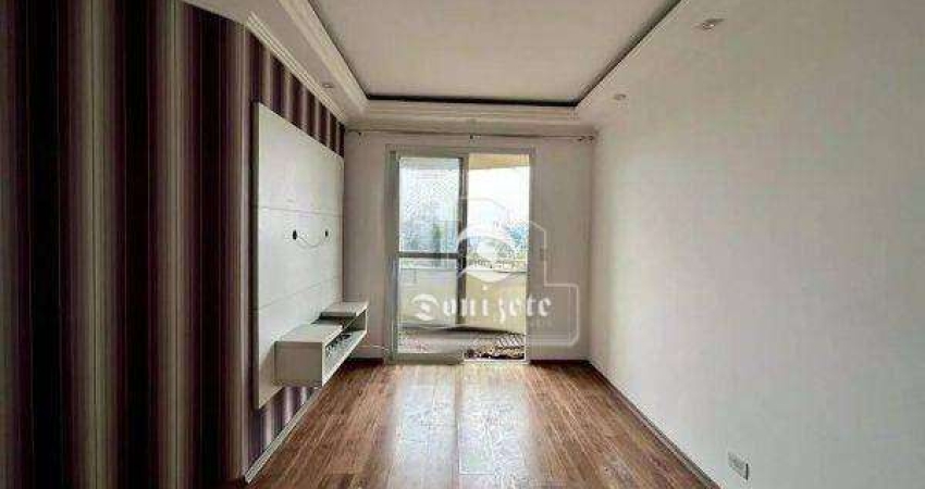 Apartamento com 2 dormitórios, 59 m² - venda por R$ 370.000,00 ou aluguel por R$ 3.110,66/mês - Vila América - Santo André/SP