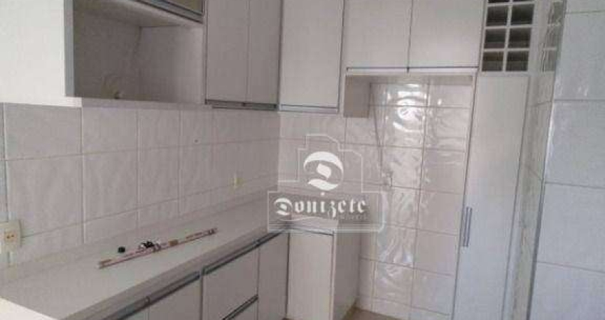 Apartamento com 2 dormitórios para alugar, 75 m² por R$ 2.490,08/mês - Vila Homero Thon - Santo André/SP