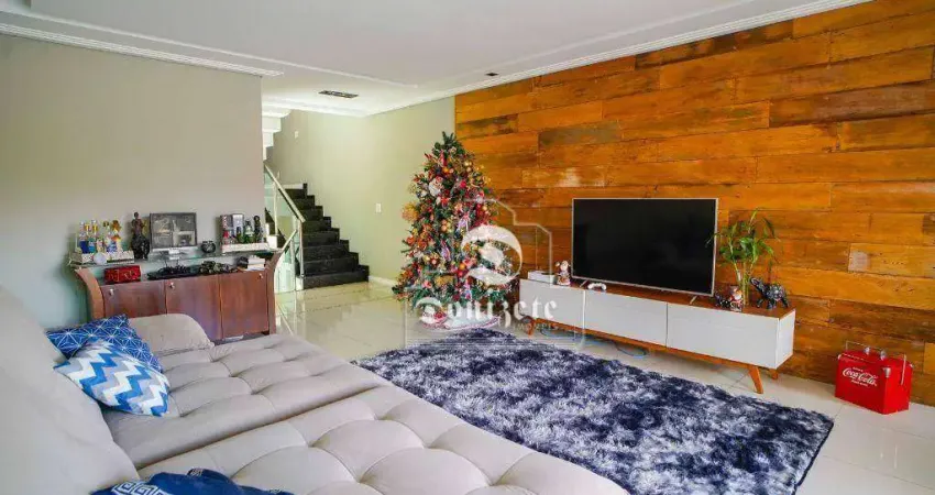Sobrado com 4 dormitórios, 301 m² - venda por R$ 1.690.000,00 ou aluguel por R$ 7.325,00/mês - Jardim - Santo André/SP