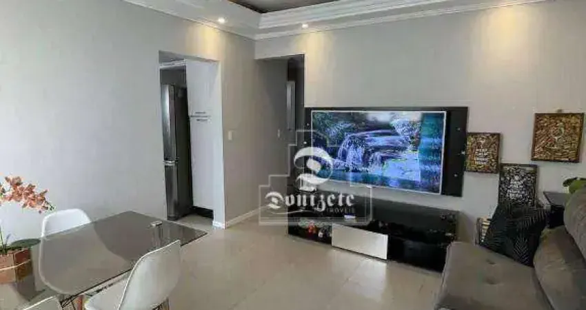Apartamento com 2 dormitórios à venda, 68 m² por R$ 370.000,00 - Vila Valparaíso - Santo André/SP