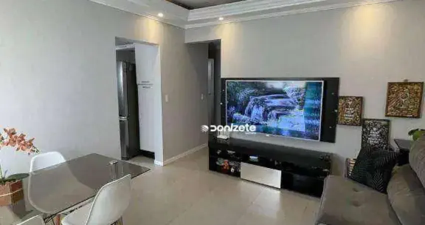 Apartamento com 2 dormitórios à venda, 68 m² por r$ 370.000,00 - vila valparaíso - santo andré/sp