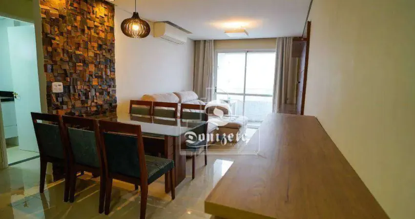 Apartamento com 1 dormitório à venda, 56 m² por R$ 530.000,00 - Jardim - Santo André/SP