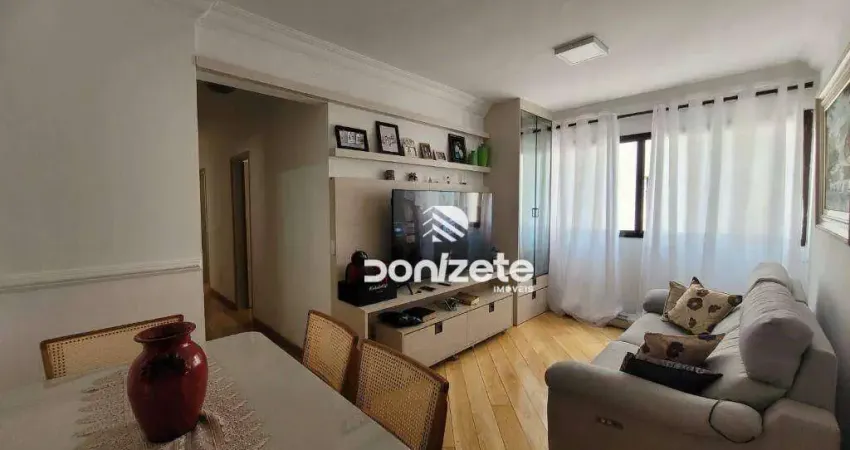 Apartamento com 3 dormitórios à venda, 75 m² por r$ 499.900,00 - vila valparaíso - santo andré/sp