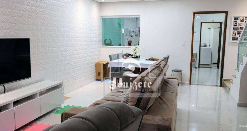 Sobrado com 3 dormitórios à venda, 186 m² por R$ 900.000,01 - Vila Alzira - Santo André/SP