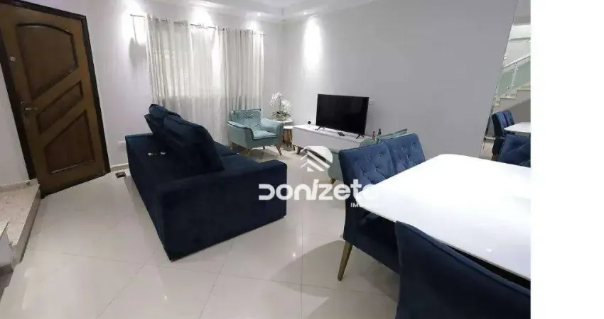 Sobrado com 3 dormitórios à venda, 109 m² por r$ 689.000,00 - vila pires - santo andré/sp