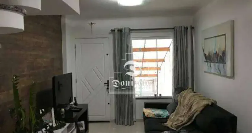 Sobrado com 3 dormitórios à venda, 115 m² por R$ 595.000,00 - Vila Linda - Santo André/SP