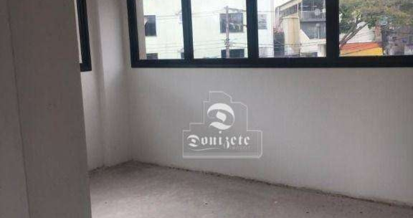 Sala, 32 m² - venda por R$ 385.000,00 ou aluguel por R$ 3.424,20/mês - Vila Assunção - Santo André/SP