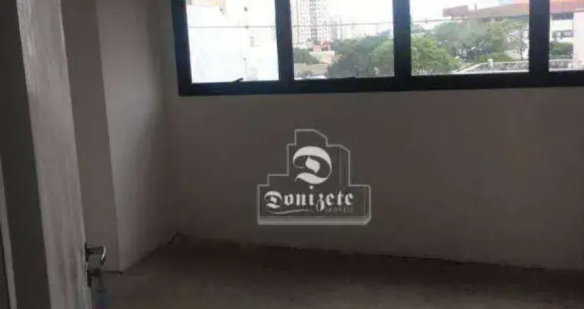 Sala, 32 m² - venda por R$ 405.000,00 ou aluguel por R$ 3.424,21/mês - Vila Assunção - Santo André/SP