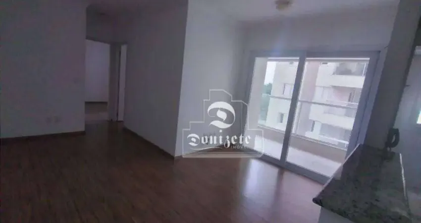 Apartamento com 2 dormitórios para alugar, 57 m² por r$ 3.493,49/mês - jardim - santo andré/sp