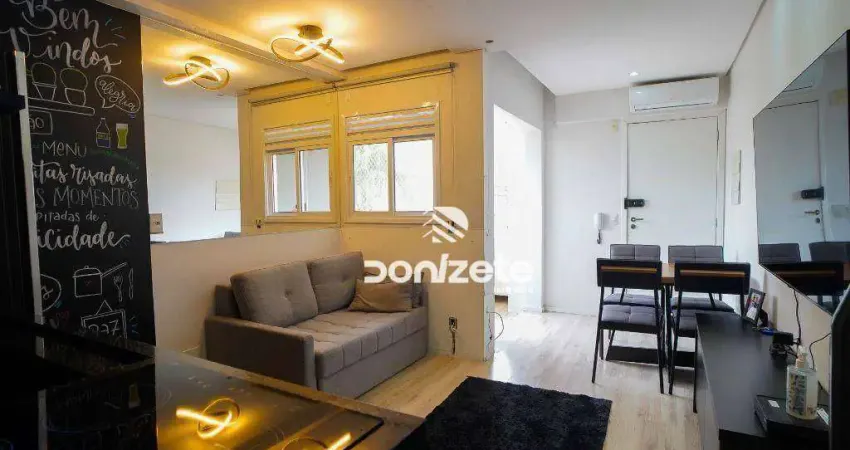 Apartamento com 2 dormitórios à venda, 43 m² por r$ 430.000,00 - campestre - santo andré/sp