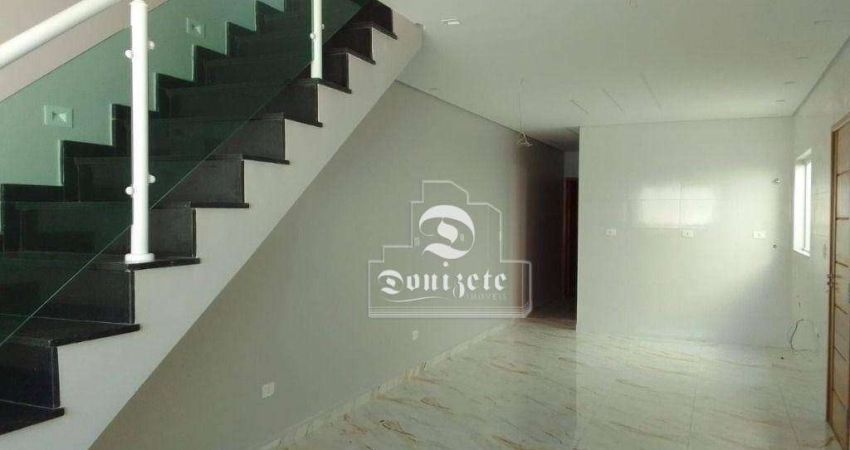 Sobrado com 3 dormitórios à venda, 83 m² por R$ 629.999,99 - Vila Tibiriçá - Santo André/SP