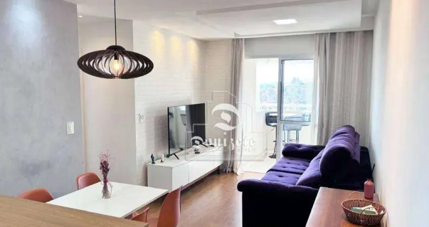 Apartamento à venda, 53 m² por R$ 340.000,00 - Vila Tibiriçá - Santo André/SP