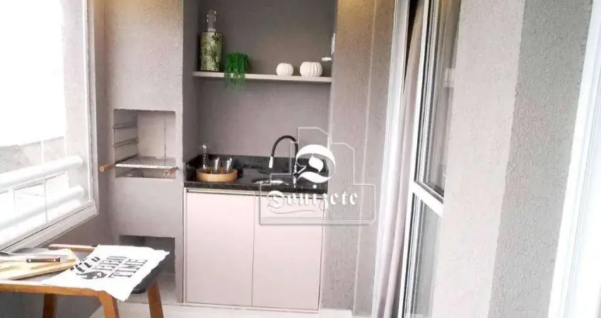 Apartamento com 2 dormitórios à venda, 64 m² por R$ 620.000,00 - Vila Curuçá - Santo André/SP