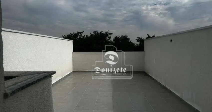 Cobertura com 2 dormitórios, 110 m² - venda por R$ 550.000,00 ou aluguel por R$ 3.362,50/mês - Vila Metalúrgica - Santo André/SP