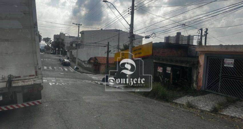 Terreno à venda, 185 m² por R$ 379.997,00 - Vila Curuçá - Santo André/SP