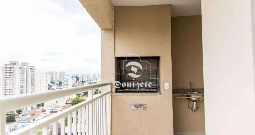 Apartamento com 3 dormitórios à venda, 77 m² por R$ 670.000,00 - Campestre - Santo André/SP