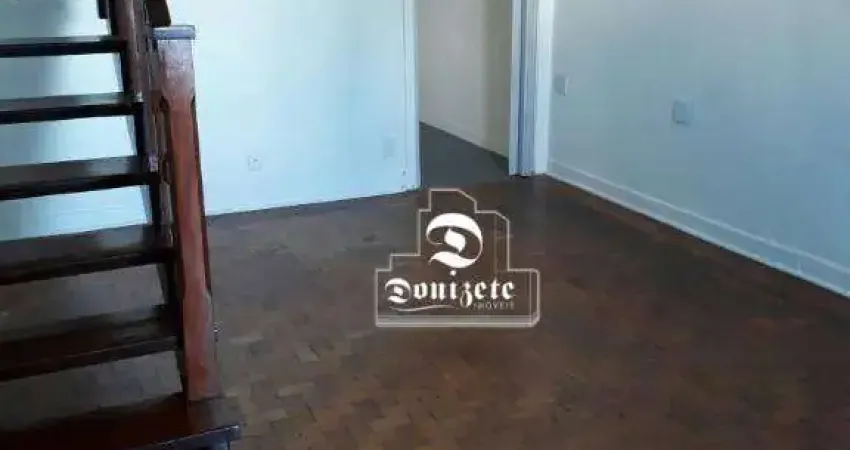 Sobrado com 2 dormitórios para alugar, 100 m² por R$ 3.520,83/mês - Jardim - Santo André/SP