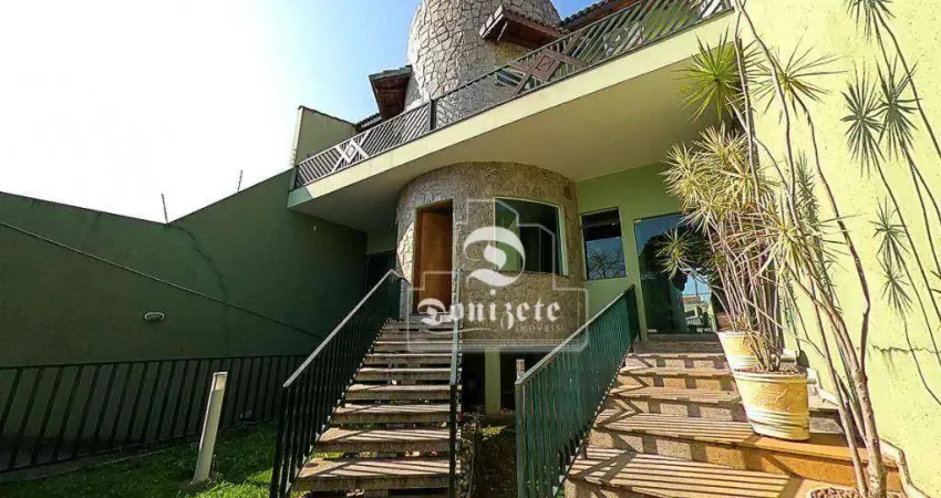 Sobrado, 550 m² - venda por R$ 2.450.000,00 ou aluguel por R$ 15.505,09/mês - Santa Maria - Santo André/SP
