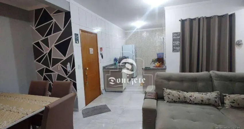 Apartamento com 2 dormitórios à venda, 64 m² por R$ 360.000,00 - Vila América - Santo André/SP