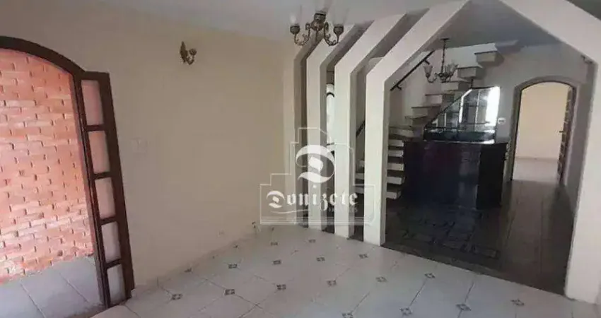 Sobrado com 3 dormitórios à venda, 164 m² por R$ 595.000,00 - Vila Scarpelli - Santo André/SP