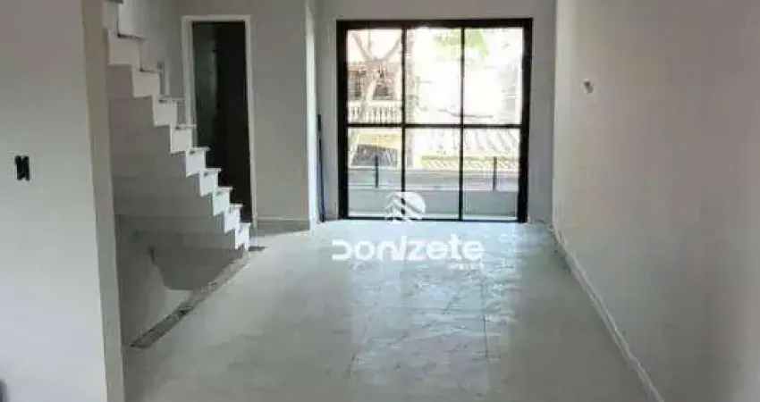 Sobrado com 2 dormitórios à venda, 110 m² por r$ 749.999,90 - jardim santo alberto - santo andré/sp