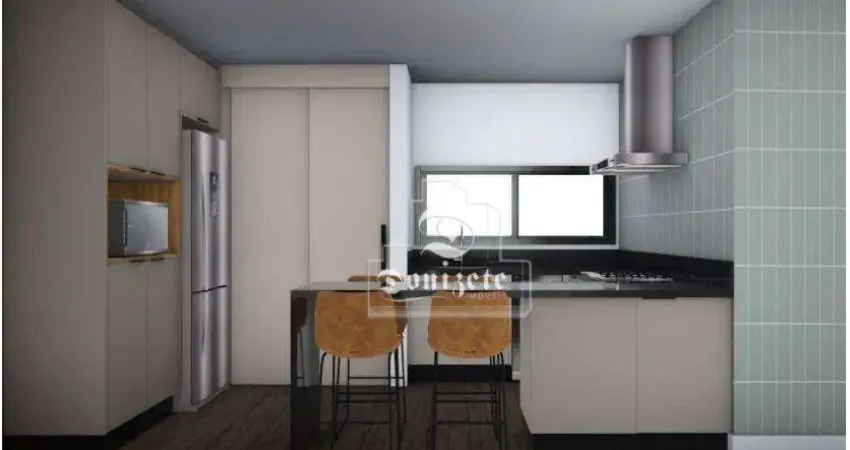 Apartamento para alugar, 85 m² por R$ 8.808,33/mês - Jardim - Santo André/SP