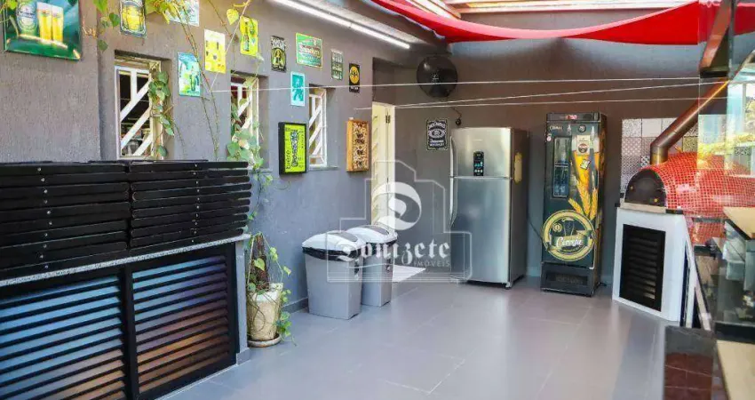Sobrado com 3 dormitórios à venda, 224 m² por R$ 900.000,00 - Vila Floresta - Santo André/SP