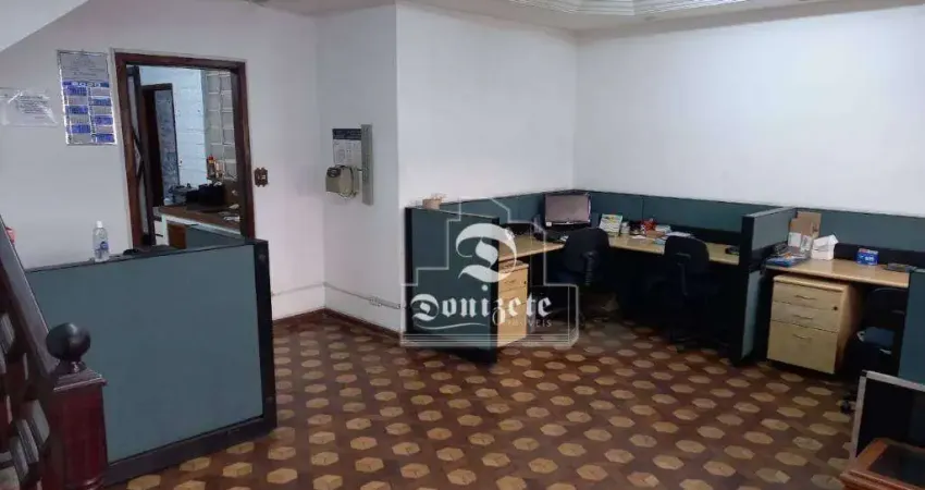 Sobrado com 3 dormitórios para alugar, 209 m² por R$ 3.900,08/mês - Campestre - Santo André/SP