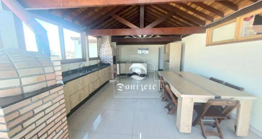 Cobertura com 1 dormitório à venda, 200 m² por R$ 698.000,00 - Vila Helena - Santo André/SP