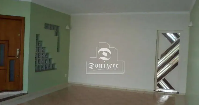 Sobrado com 3 dormitórios, 246 m² - venda por R$ 1.700.000,02 ou aluguel por R$ 10.141,67/mês - Campestre - Santo André/SP