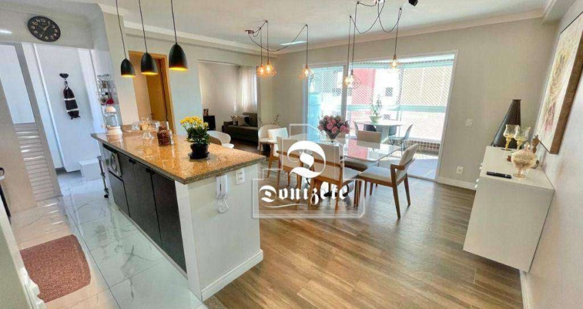 Apartamento com 3 dormitórios à venda, 95 m² por R$ 890.000,00 - Vila Assunção - Santo André/SP
