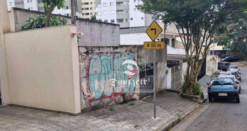 Terreno à venda, 344 m² por R$ 1.000.000,01 - Vila Gilda - Santo André/SP