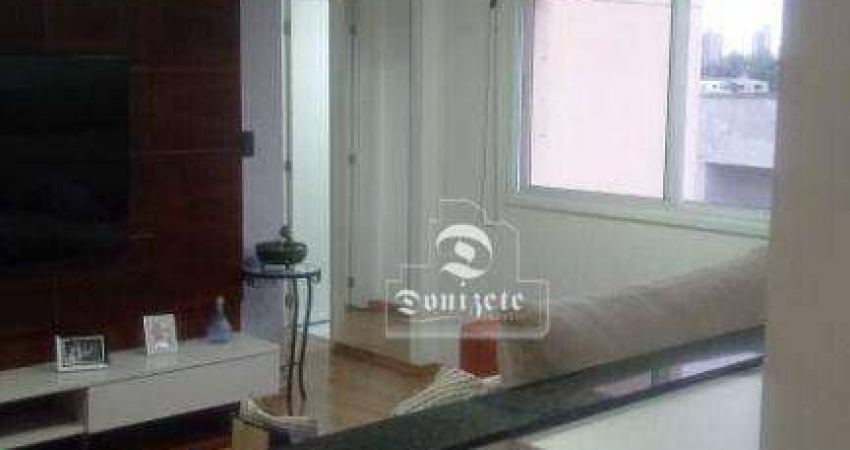Apartamento com 2 dormitórios à venda, 58 m² por R$ 477.000,00 - Vila Valparaíso - Santo André/SP