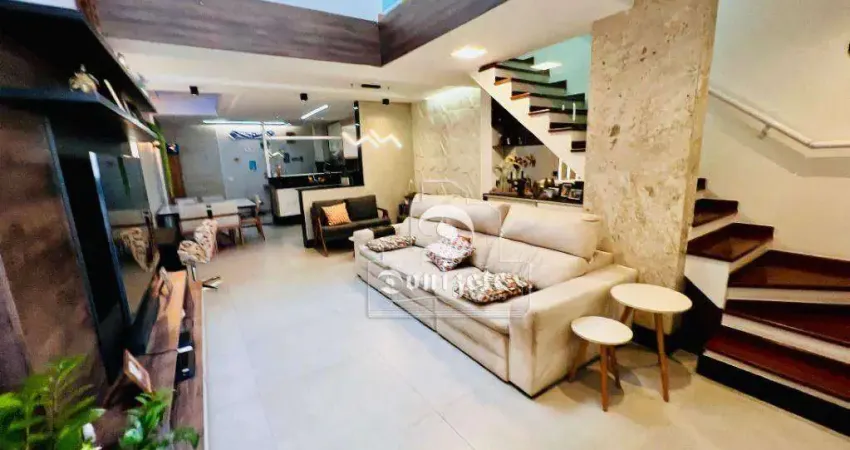 Sobrado com 4 dormitórios à venda, 221 m² por R$ 1.449.999,90 - Jardim - Santo André/SP